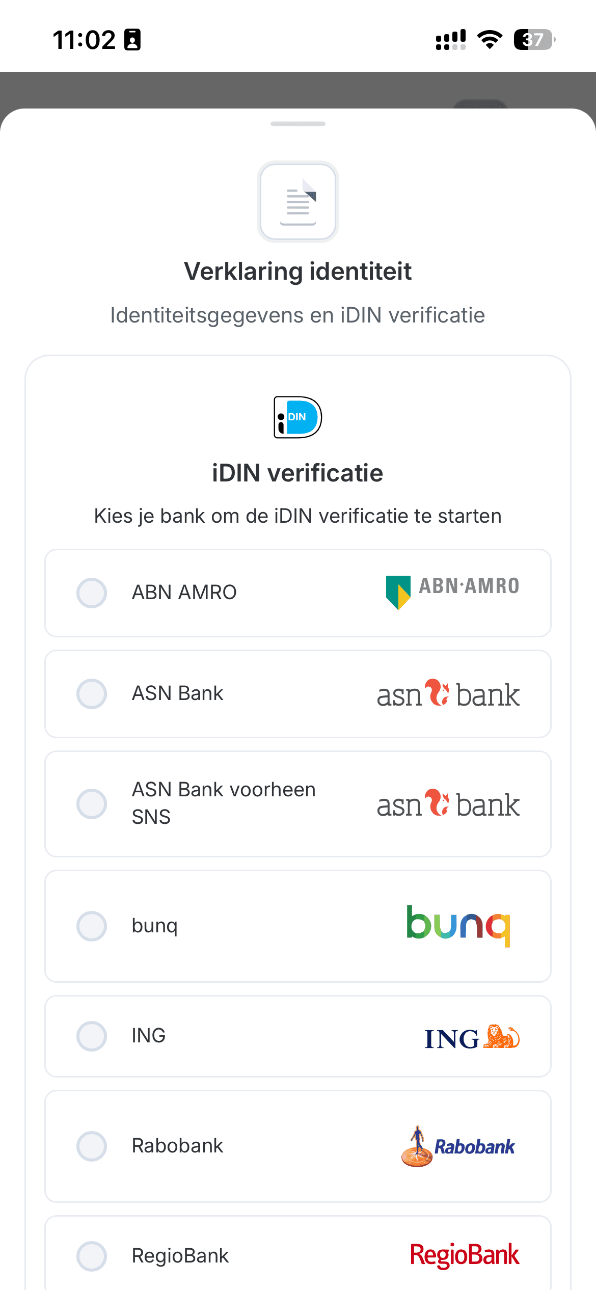 Identiteitsverificatie via iDIN in EPSA Connect